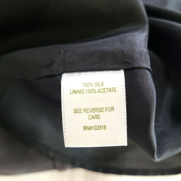 Garnet Hill Y2K Silk Ruffled Mini Skirt 14 Gray Fairy Goth Festival Flouncy - Picture 9 of 11